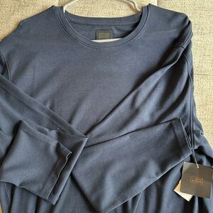 Brand New 14th & Union Long sleeve dress shirt - Navy Blue